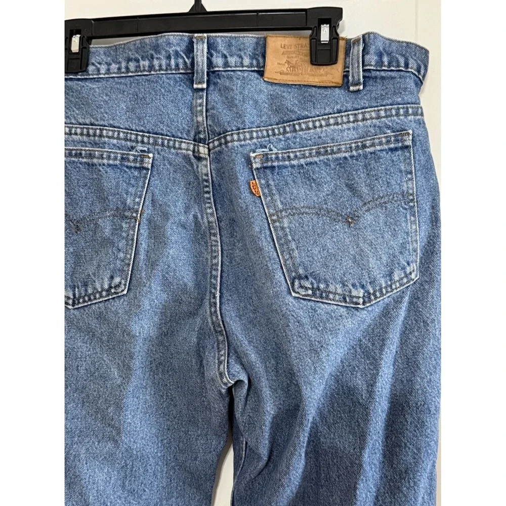 Vintage Levi's Orange Tab Men's Blue Denim Jeans Size 36 x 28‎ Measured